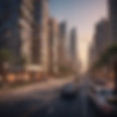 Dynamic Neighborhood of Al Barsha 1 Vibrant neighborhood surrounding the Al Asmawi Building.