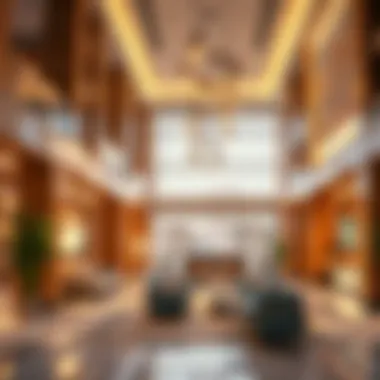 Modern Interior Amenities of Awqaf Building Interior amenities of the Awqaf Building highlighting modern design
