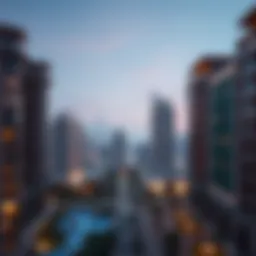 Panoramic view of Mankhool skyline