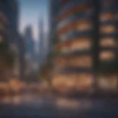 Vibrant Lifestyle at DIFC The vibrant lifestyle surrounding Maze Tower with cafes and shops buzzing with activity