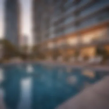 Exclusive Amenities Offered at Bloom Towers Amenities available at Bloom Towers, including the pool and fitness center