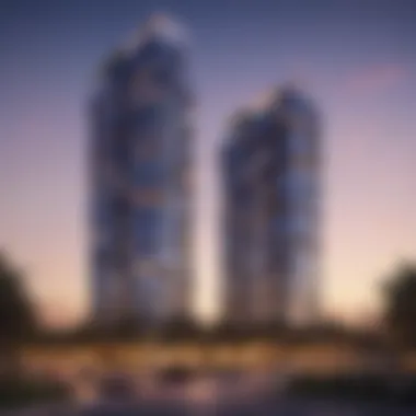 Modern Architectural Design of Bloom Towers Exterior view of Bloom Towers showcasing its modern architecture