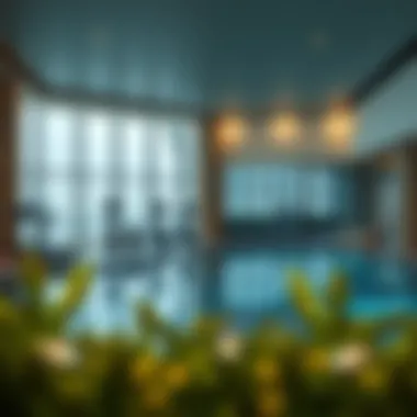 Exceptional Amenities: Pool and Fitness Center at Floarea Residence Amenities including a pool and gym at Floarea Residence