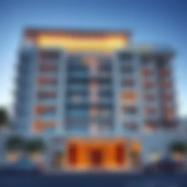 Modern Architectural Elegance at Floarea Residence Luxurious facade of Floarea Residence showcasing modern architecture