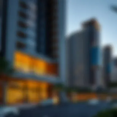 Architectural Marvel of Gateway Residence Stunning architectural view of Gateway Residence showcasing modern design