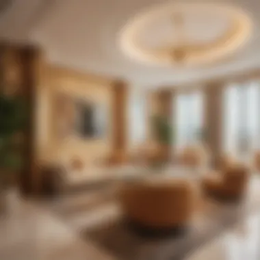 Luxurious Interior Design of Golden Sands Five Luxurious interior of Golden Sands Five Hotel Apartments