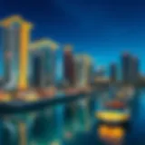 Scenic view of Jewel of the Creek showcasing modern architecture and waterfront