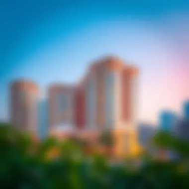 Architectural Elegance of Marina Residence Stunning architectural view of Marina Residence
