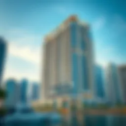 Architectural view of Marina Square Building
