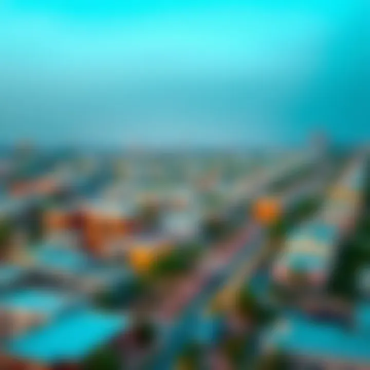View of Muwaileh neighborhood and surroundings