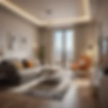 Stylish Interior of a One-Bedroom Apartment Cozy one-bedroom apartment interior with stylish decor