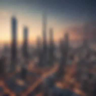Dubai Skyline: A Modern Living Haven Stunning skyline of Dubai showcasing modern architecture