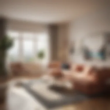 Cozy living space in a budget-friendly studio Cozy living space in a budget-friendly studio