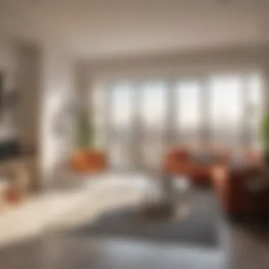 Scenic view of an affordable studio apartment in Dubai Scenic view of an affordable studio apartment in Dubai