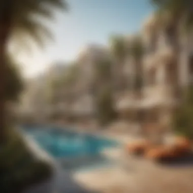 Community Atmosphere Near One at the Palm Vibrant community atmosphere surrounding One at the Palm