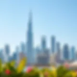 Stunning skyline view of Dubai showcasing iconic buildings