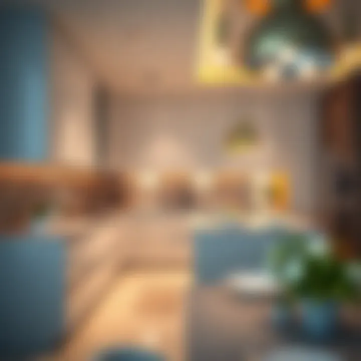 Modern kitchen design in apartments at Royal Regency Business Bay