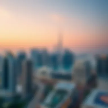 Panoramic view of the skyline from Royal Regency Business Bay