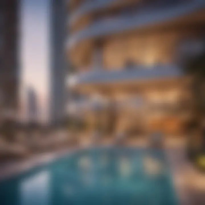 Luxurious amenities and leisure areas in Sahara Tower
