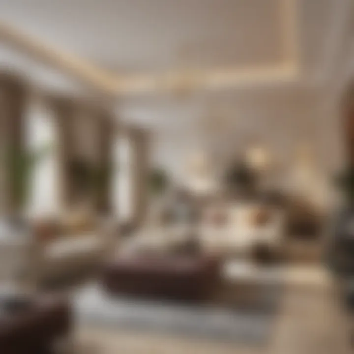Luxurious Studio Flat Interior