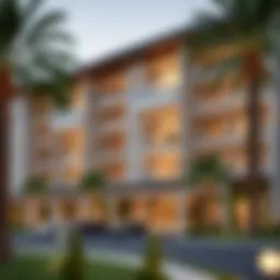 Luxurious exterior view of The Golf Residence