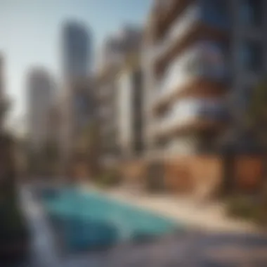 Residential Buildings in The Square Modern residential buildings in The Square reflecting innovative design
