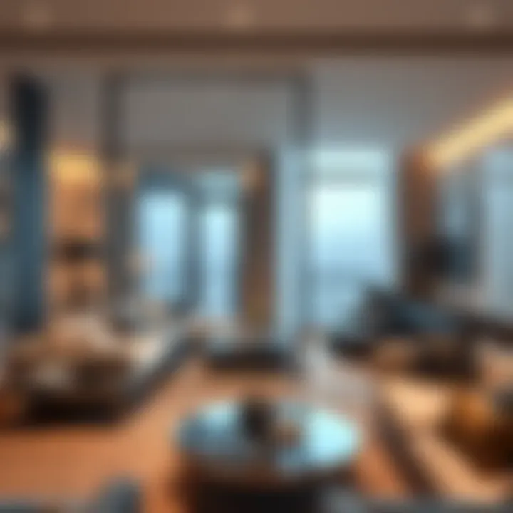 Modern apartment interior highlighting spacious living area and contemporary design