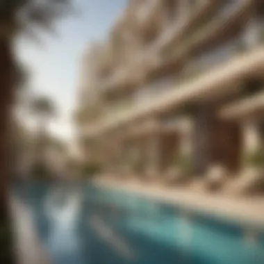 Architectural Adaptations to Dubai's Climate Luxurious outdoor spaces in Dubai designed for hot weather